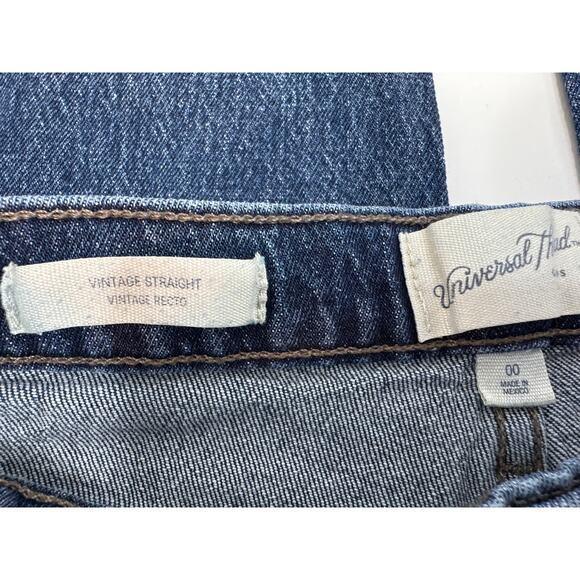 Universal Thread Vintage Straight Jeans – Women’s Size 00 - EUC - Picture 7 of 9